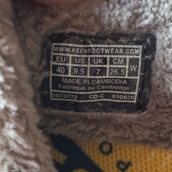 KEEN Howser Slip On Plaid Tan Loafers Casual Comfort Shoes size 9.5 - Picture 5 of 10